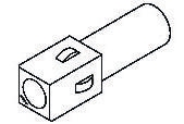 TE Connectivity, Universal MATE-N-LOK Male Connector Housing, 1 Way, 1 Row