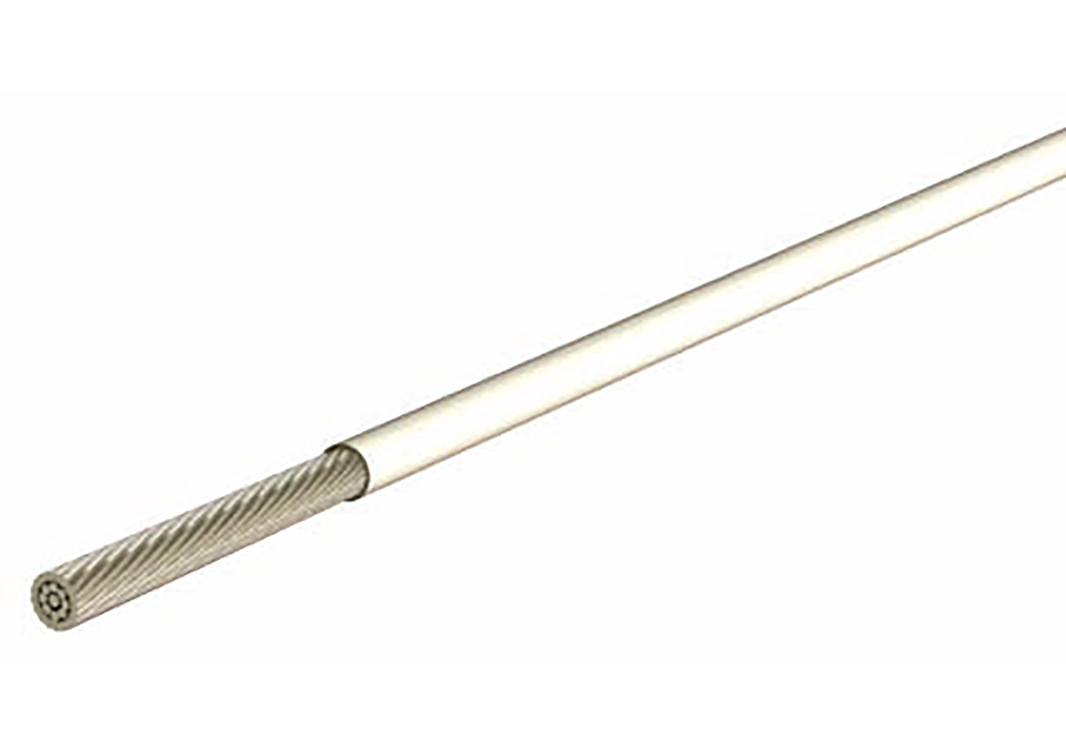 AXINDUS KU Series White 0.38 mm² Hook Up Wire, 22 AWG, 250m, ETFE Insulation, KU0122BL