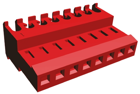 TE Connectivity 8-Way IDC Connector Socket for Cable Mount, 1-Row