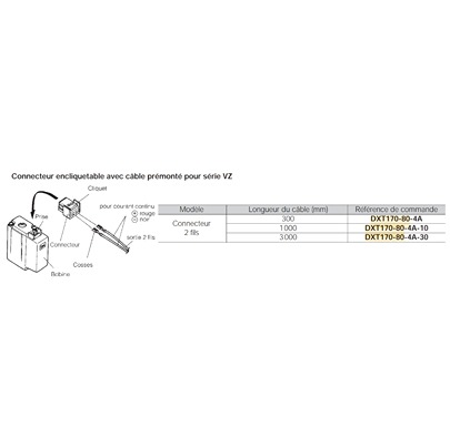 SMC DXT Plug Assembly, DXT170-80-4A-30