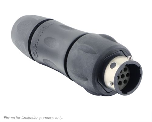 Souriau Sunbank by Eaton Circular Connector, 10 Contacts, In-Line, Standard Connector, Socket, Male, IP68, IP69K, UTGX