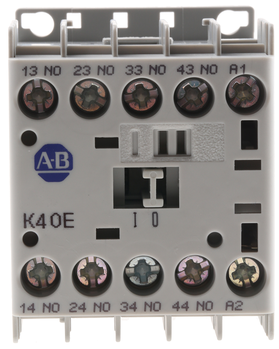 Allen Bradley 700 Series 700K Contactor, 24 V dc Coil, 4-Pole, 10 A, 4NO, 690 V ac