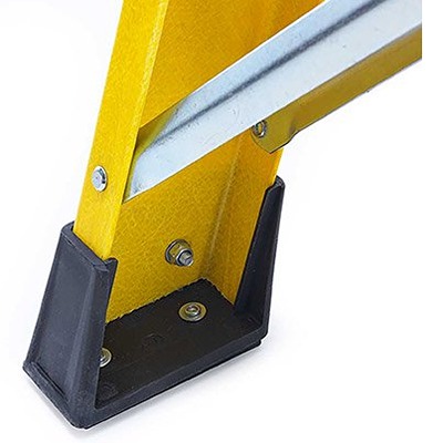 RS PRO Fibreglass 10 steps Step Ladder, 3.575m open length