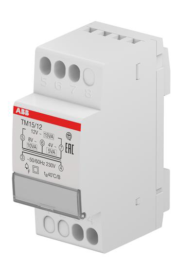 ABB 15W Bell Transformer, CE, 230V Primary, 4 → 12V ac Secondary