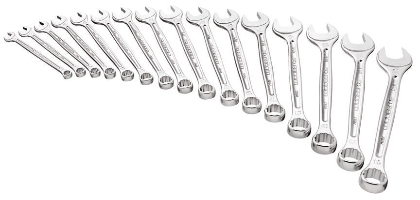 Facom 440.JE Series 16-Piece Spanner Set, 8 → 24 mm, Steel