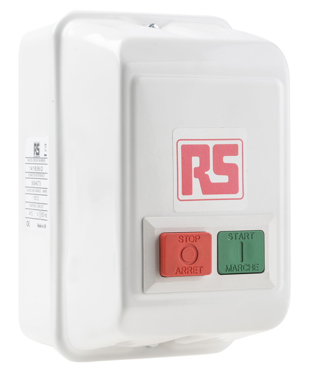 RS PRO DOL Starter, DOL, 5.5 kW, 415 V ac, 3 Phase, IP55