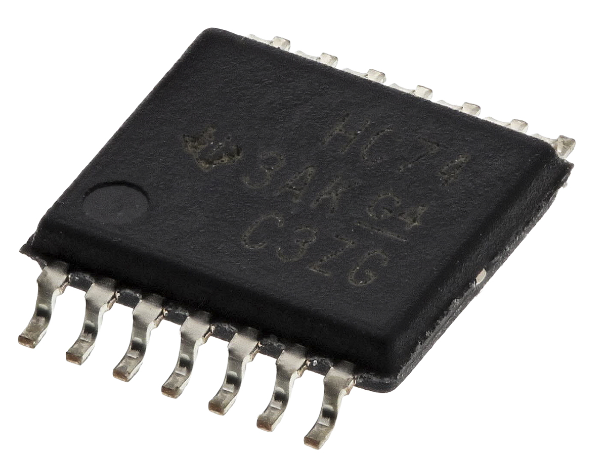 Texas Instruments SN74HC74PWR Dual D Type Flip Flop IC, 14-Pin TSSOP