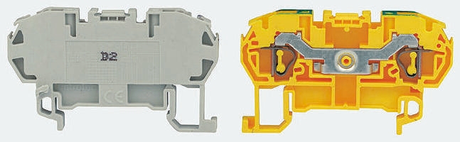 Entrelec FED Series End Cover for Use with DIN Rail Terminal Blocks
