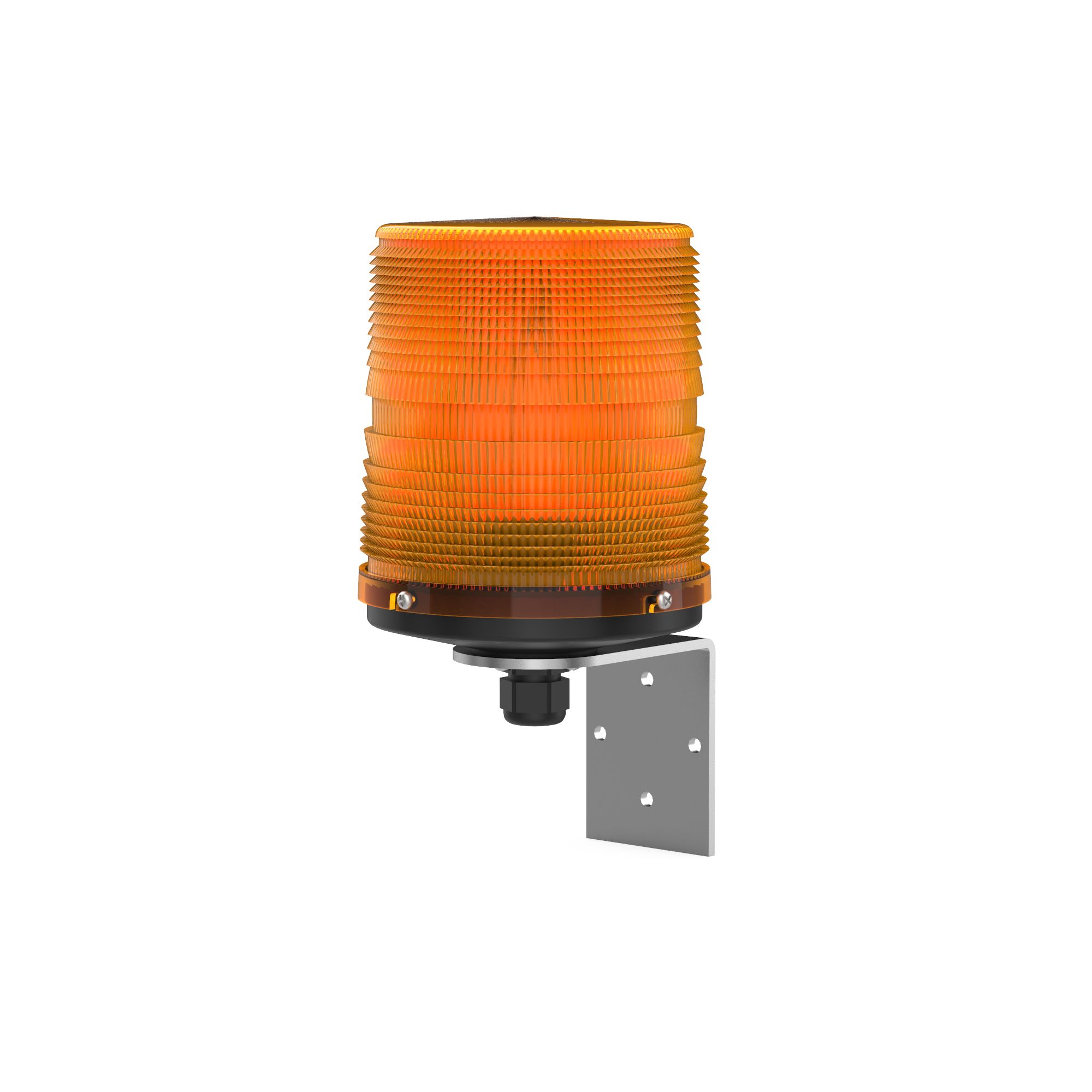 Pfannenberg PMF 2015-SIL Series Amber Flashing Beacon, 24 V dc, Direct Mount / Bracket Mount, Xenon Bulb, IP55