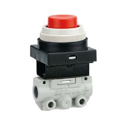 SMC Toggle Lever Pneumatic Relay Pneumatic Manual Control Valve VM100 Series, G 1/8, 42948, III B