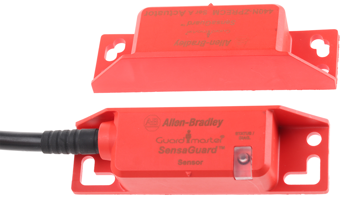 Allen Bradley Guardmaster 440N Series RFID Non-Contact Safety Switch, 24V dc, Plastic Housing, 10m Cable