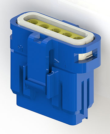 EDAC Wire to Wire Connector Cable Mount Socket, 5P, Crimp Termination, 3A, 250 V