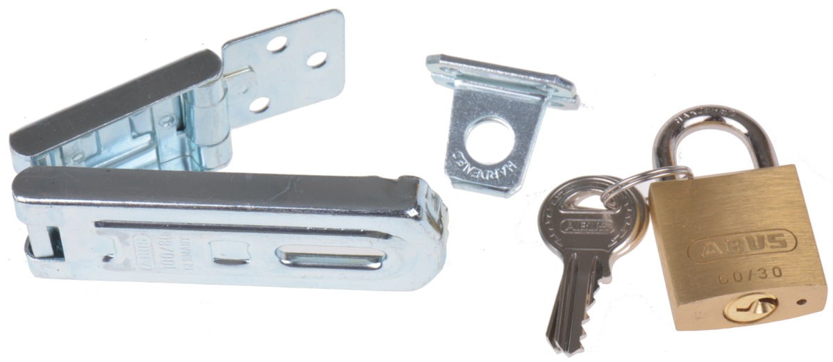 ABUS Key Weatherproof Brass Padlock, 5mm Shackle, 30mm Body