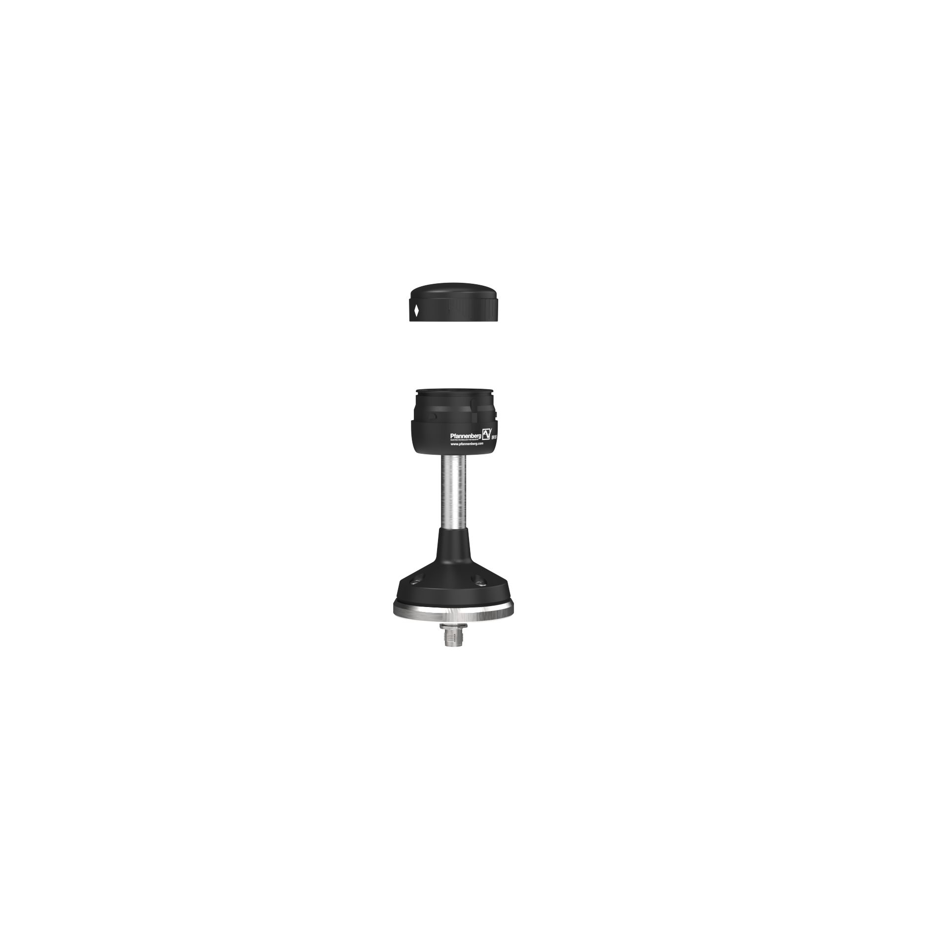Pfannenberg 28250126010 Series Clear Continuous lighting Effect Signal Tower for Use with Everywhere Where Machine