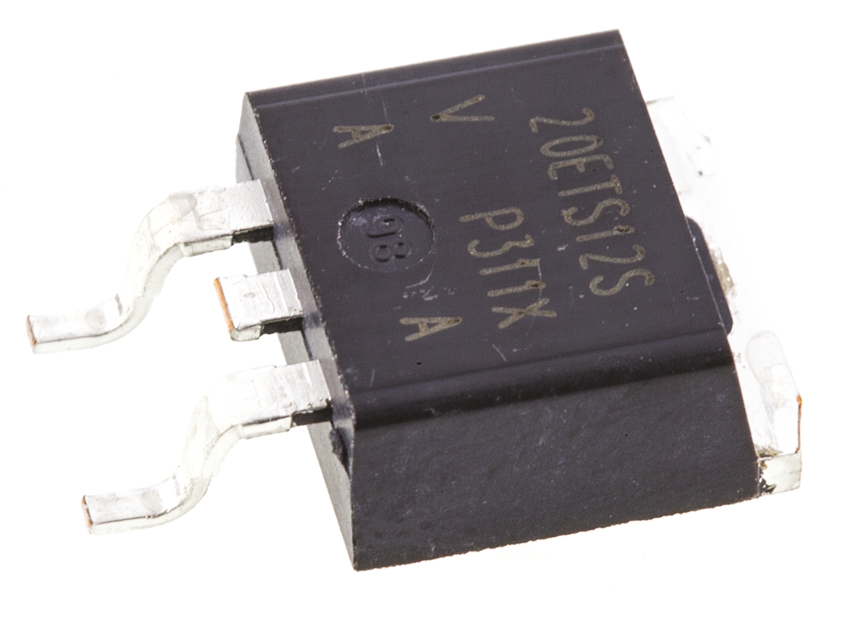 Vishay 1200 V 20 A Diode Switching 3-Pin D2PAK VS-20ETS12S-M3