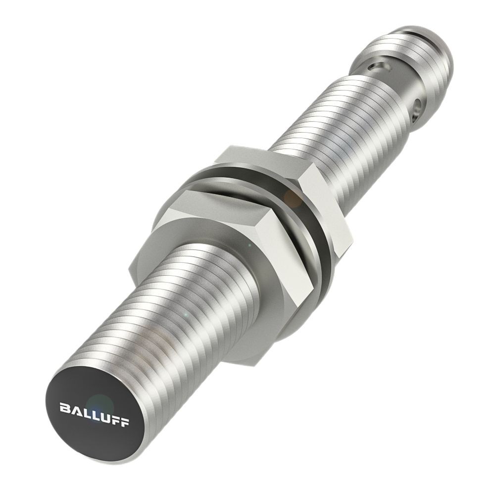 BALLUFF Inductive Threaded Barrel Proximity Sensor, M8, 2 mm Detection, PNP NC, 10 → 30 V dc