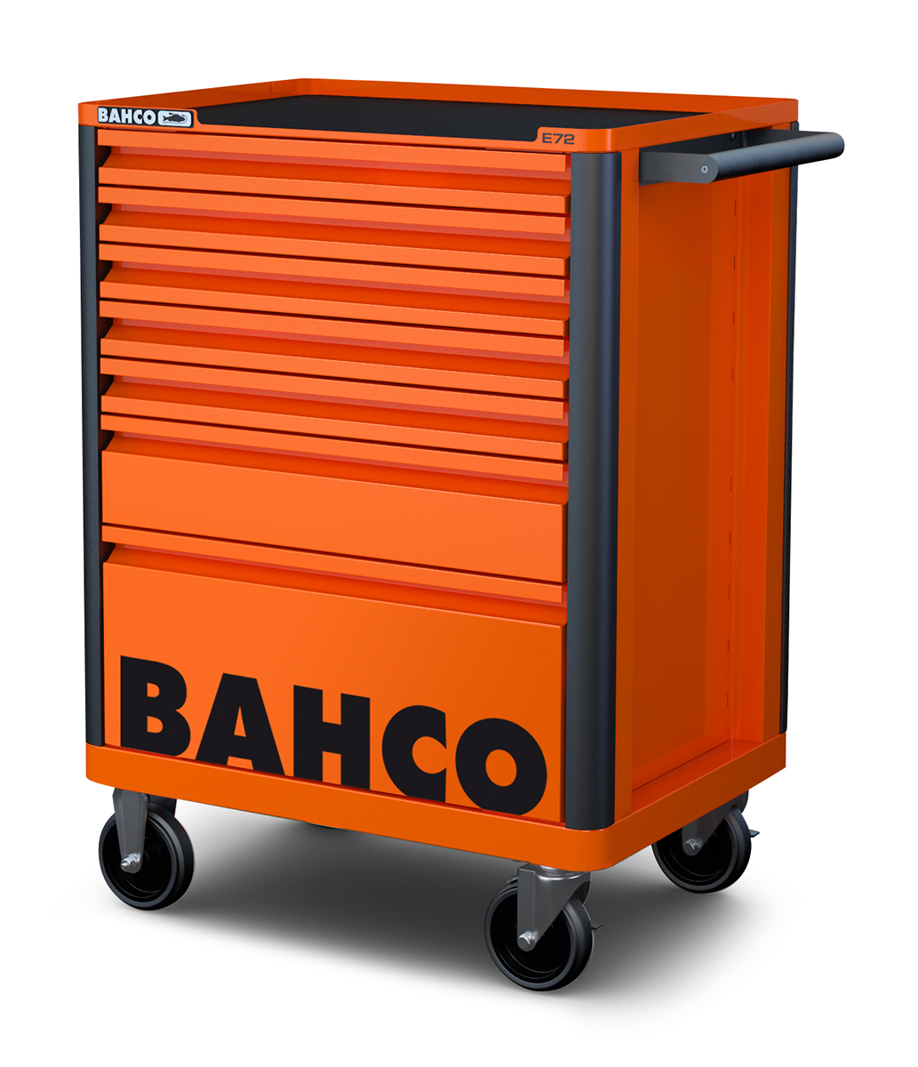 Bahco 8 Drawer Solid Steel Wheeled Tool Trolley