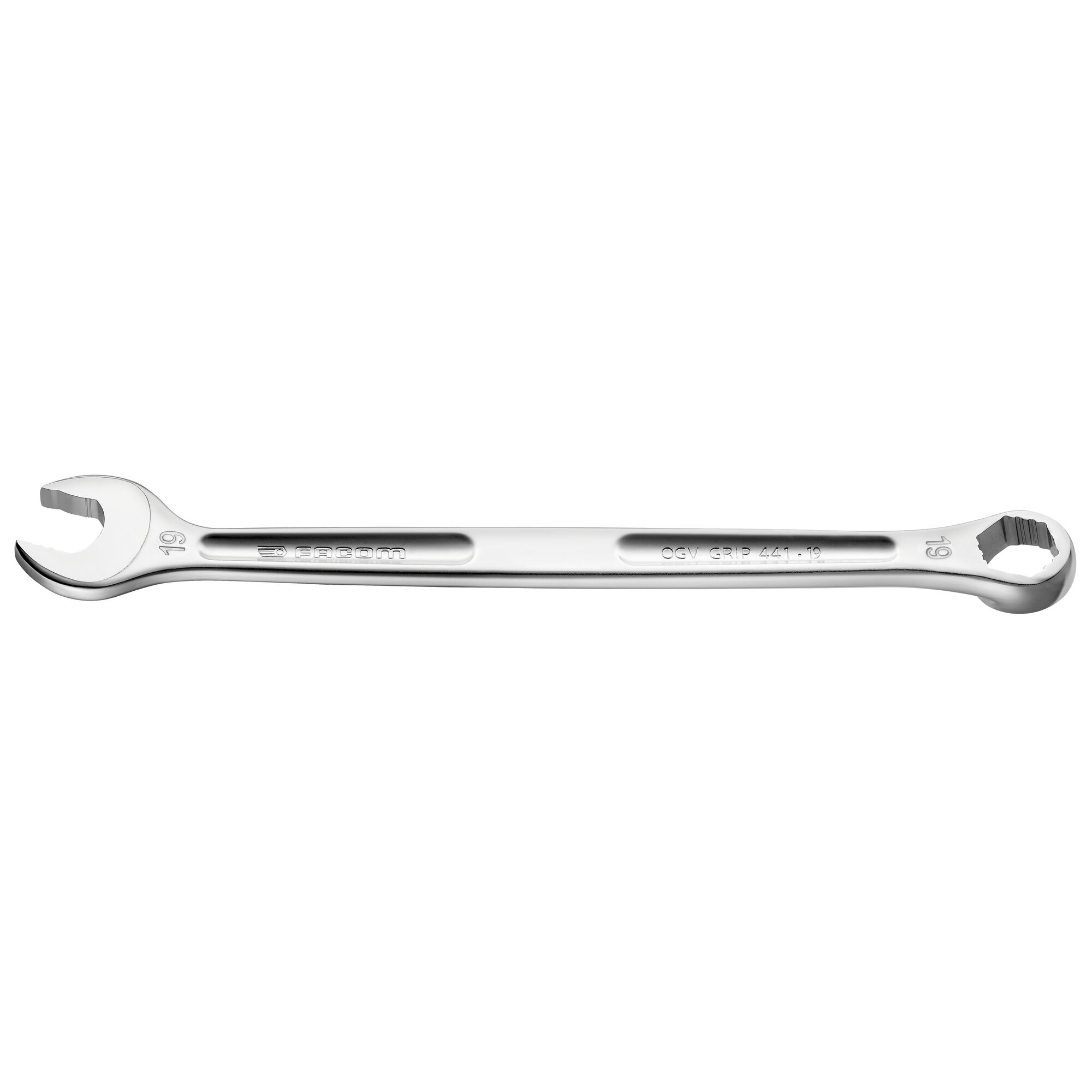 Facom 441 Series Wrench, 19mm, Metric, Double Ended, 283 mm Overall