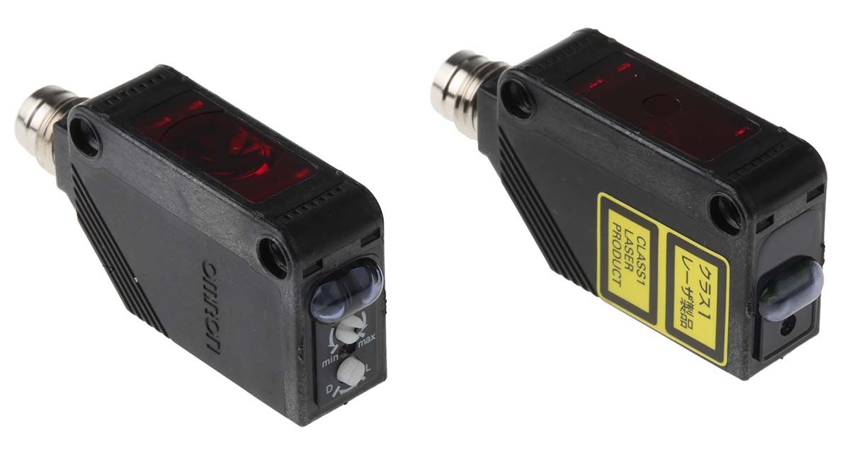 Omron Through Beam Photoelectric Sensor, Block Sensor, 60 m Detection Range
