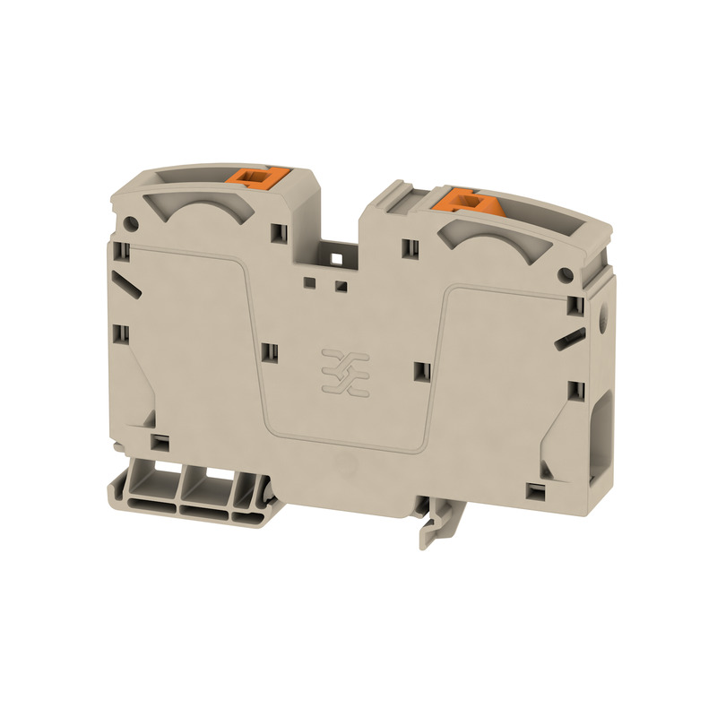 Weidmüller A2C Series Dark Beige, 35mm², 1-Level, Push In Termination, ATEX, IECEx