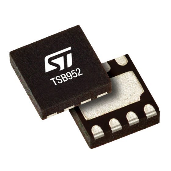 STMicroelectronics, Operational Amplifier, 52 MHz, 8-Pin 36 V DFN-8