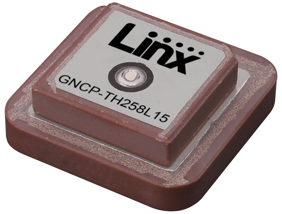 Linx ANT-GNCP-TH258L15 Patch Omnidirectional GPS Antenna, GPS