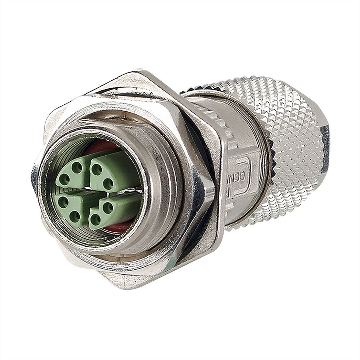 Metz-Connect Industrial Circular Connector, 8 Contacts, Screw, M12 Connector, Socket, Male, IP67, 30044476 Series