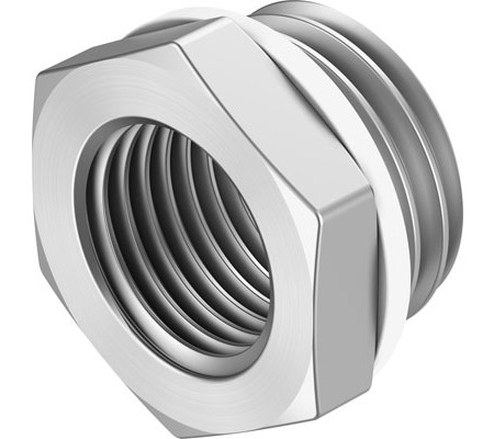 Festo NPFC-RS Series Nipple, G 1/2 to G 3/8, Threaded Connection Style, NPFC-RS-G12-G38-MF