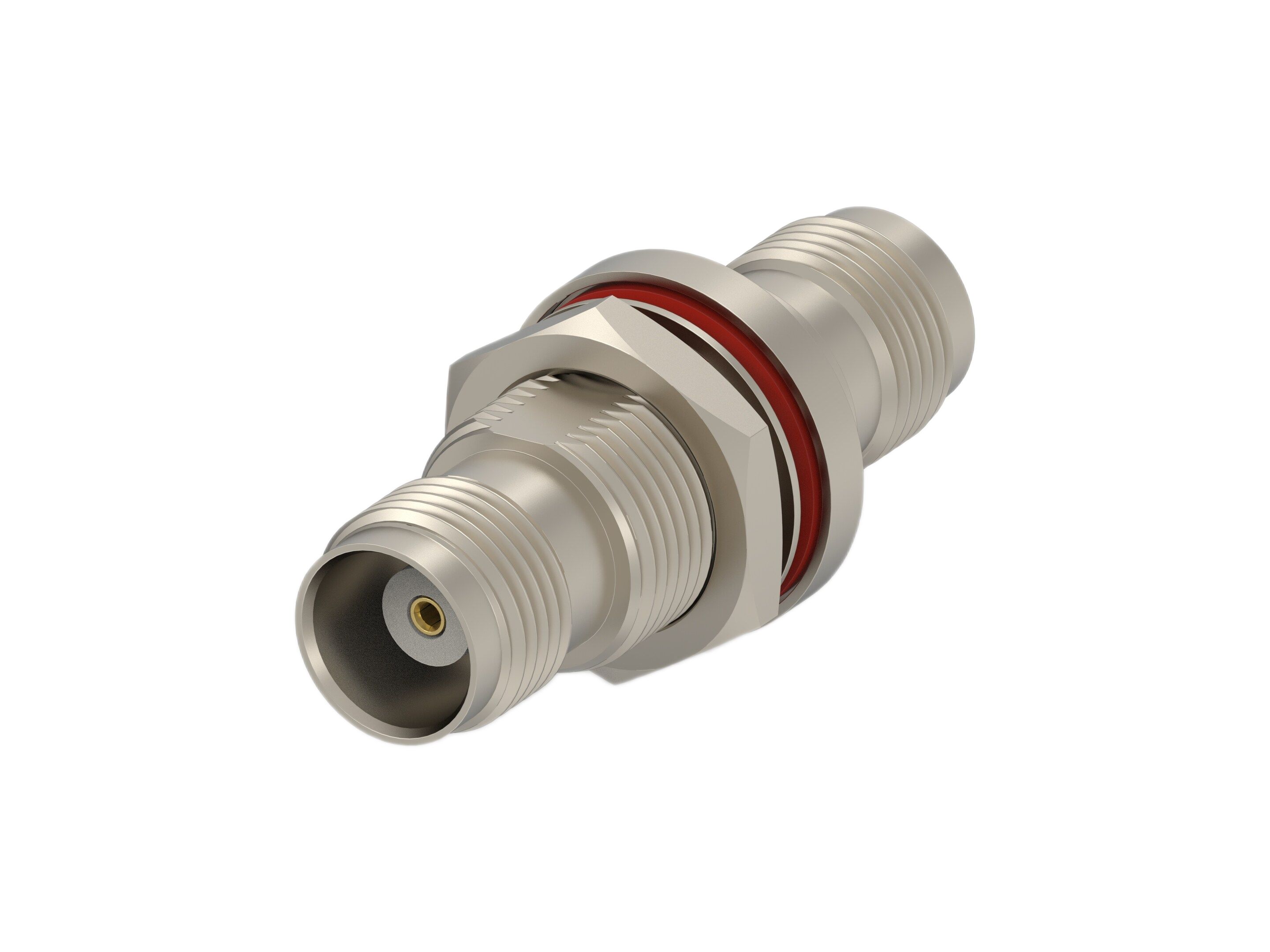 TE Connectivity Coaxial Adapter TNC Jack to Bulkhead Jack