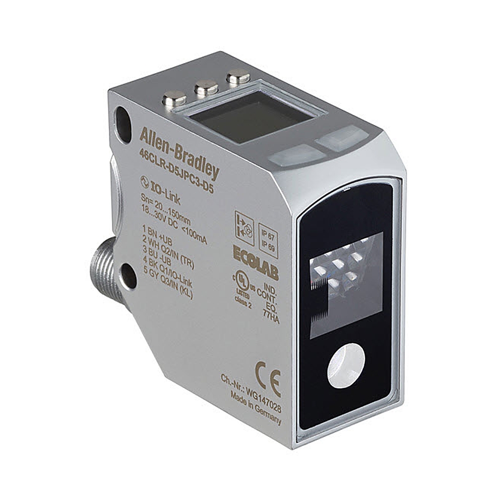Allen Bradley Colour Sensors 18 → 32 mm, White LED IO-Link, NPN, PNP, 100 mA, 18 → 30 V, IP67, IP69