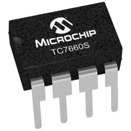 Microchip TC7660SCPA, 1-Channel, Inverting DC-DC Converter, 20mA 8-Pin, PDIP