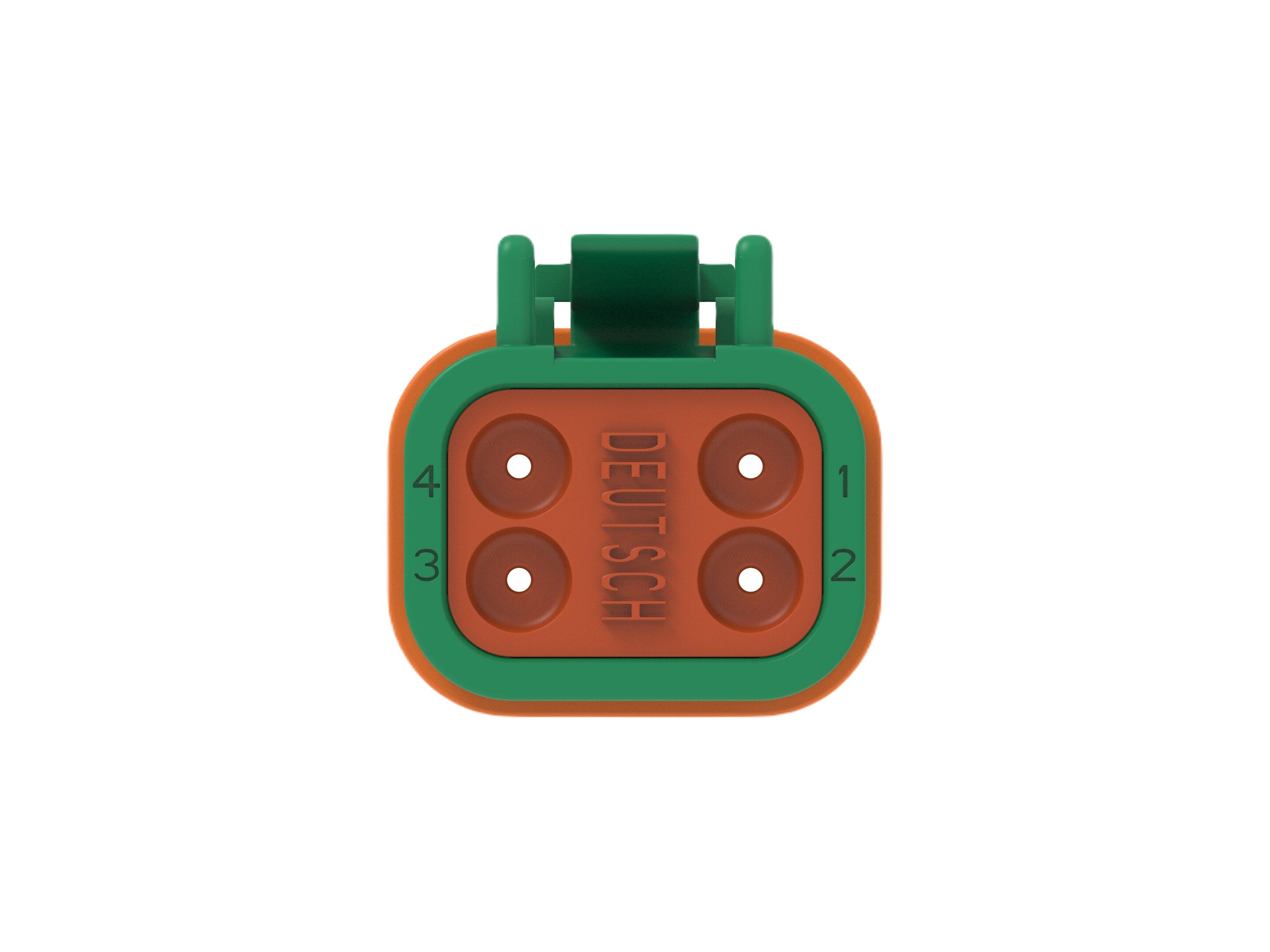 TE Connectivity, DT06-4S Automotive Connector Socket Green Cable 4 Way, Cable Termination DT06-4S-TN03