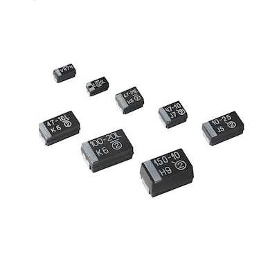 Vishay 100μF Tantalum Capacitor 10V dc