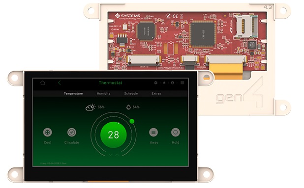 4D Systems gen4-uLCD-43DCT-HR TFT LCD Colour Display / Touch Screen, 7in, 800 x 480pixels