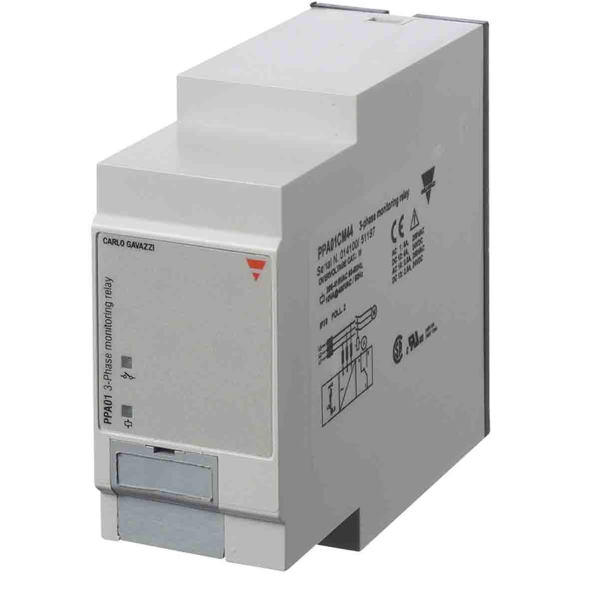 Carlo Gavazzi Phase Monitoring Relay, 3 Phase, DPDT