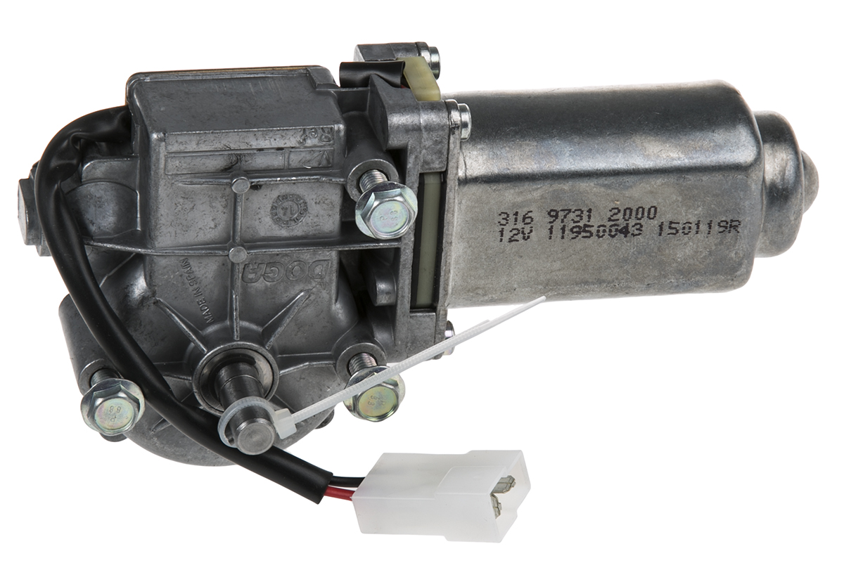 DOGA Brushed Geared DC Geared Motor, 12 V dc, 1.5 Nm, 65 rpm, 9mm Shaft Diameter