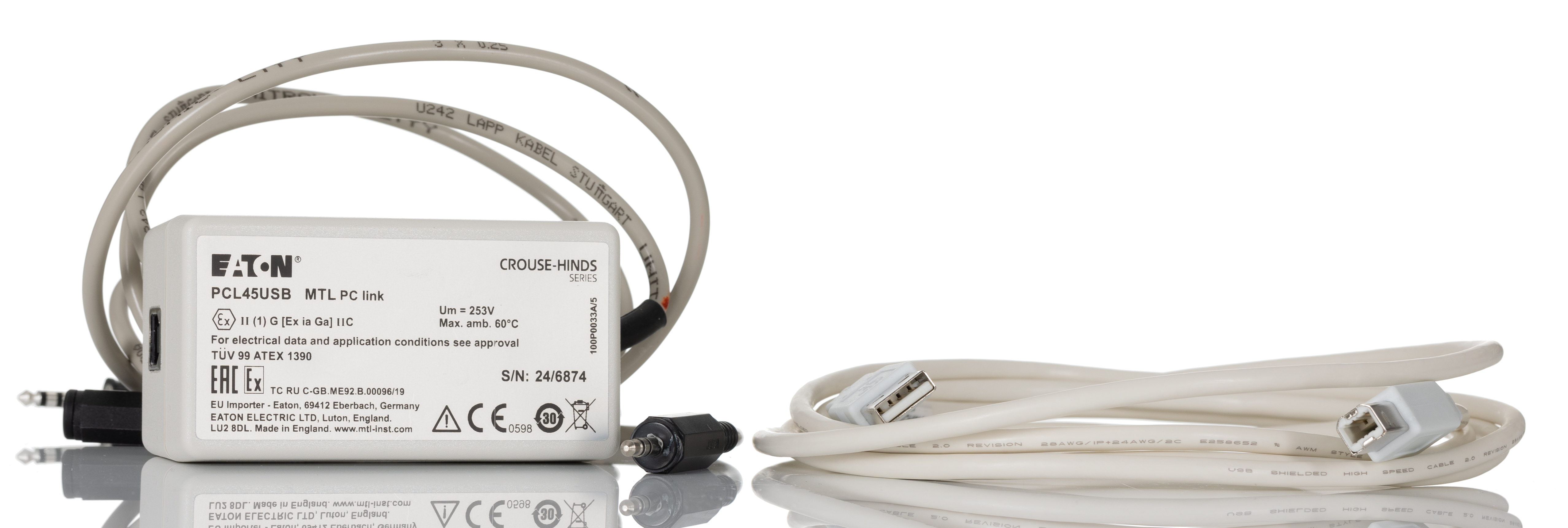 Eaton MTL5000/5500 Series Connecting Cable, ATEX