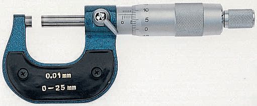 RS PRO External Micrometer, Range 0 mm →25 mm