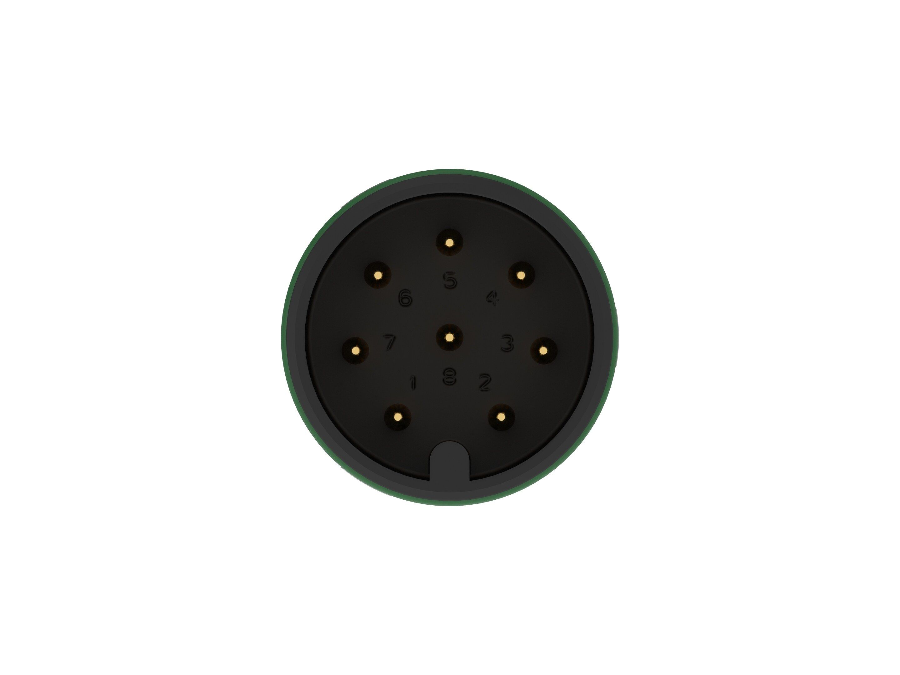 ERNI Circular Connector, 8 Contacts, Board, M12 Connector, Plug, Male, IP67, M12 Connector Series