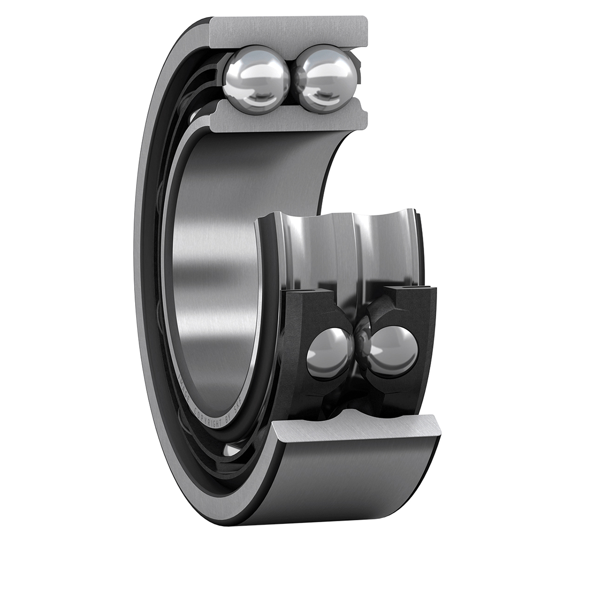 SKF 3309 ATN9 2 Row Ball Bearing - 45 mm ID, 100 mm OD 39.7 mm Race Width