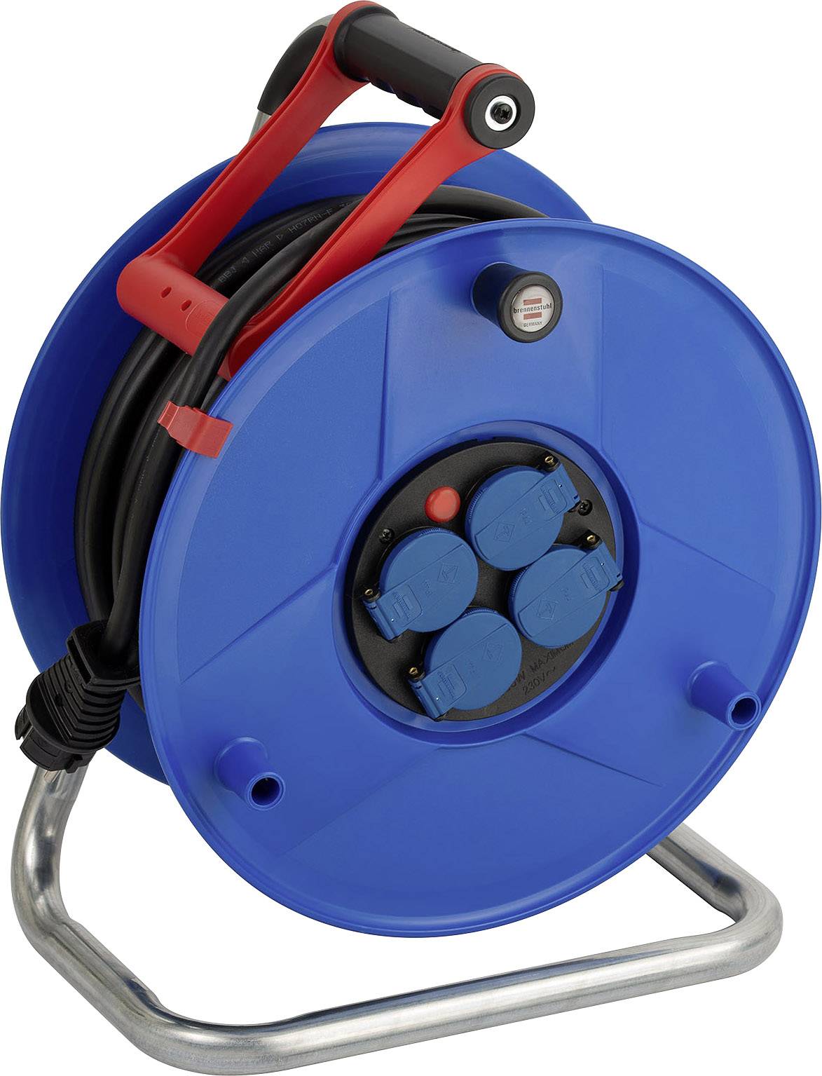 brennenstuhl 40m 4 Socket Type E - French Cable Reel