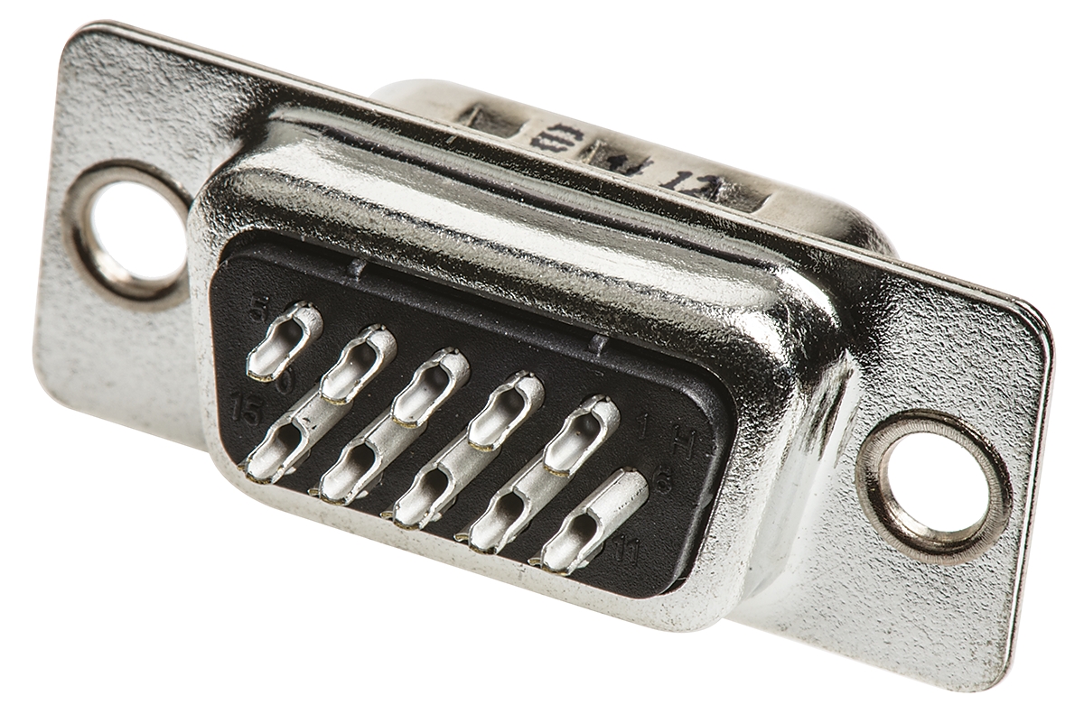HARTING 15 Way Cable Mount D-sub Connector Plug, 2.29mm Pitch