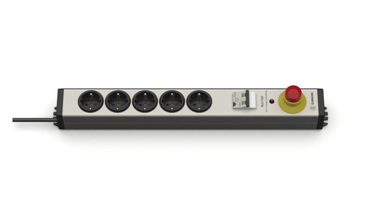 Bodo Ehmann Type F - German Schuko 5 Gang Power Distribution Unit, 1.5m Cable, 16A, 230 V