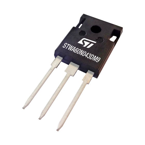 STMicroelectronics STW Type N-Channel MOSFET, 56 A Enhancement, 3-Pin TO-247 STWA60N043DM9