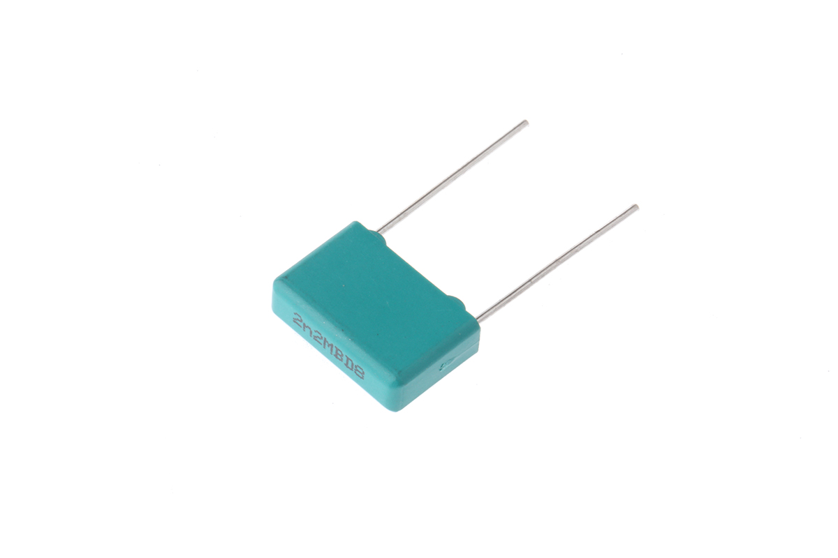 KEMET PHE850 Metallised Polypropylene Film Capacitor, 1.25 kV dc, 300 V ac, ±20%, 2.2nF, Through Hole