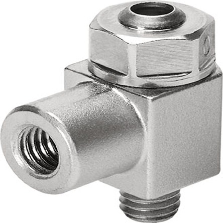 Festo Manual Flow Control Pneumatic Control Valve GRLO Series, Metric M3, M3, 175039