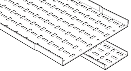 Legrand Light Duty Tray, Stainless Steel 3m x 100 mm x 12mm