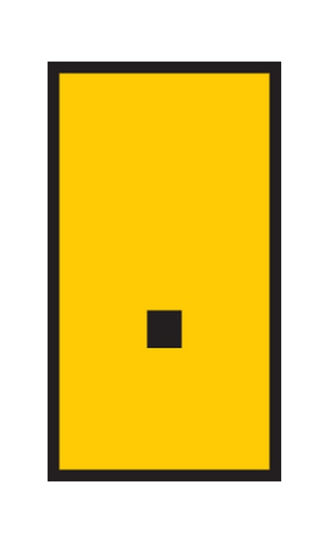 HellermannTyton WIC Snap On Clip On Cable Marker, Yellow, Pre-printed ".", 4.3 → 5.3mm Cable, 561-03744