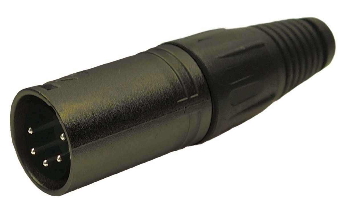 RS PRO Cable Mount XLR Connector, Male, 5 Way, Silver Plating