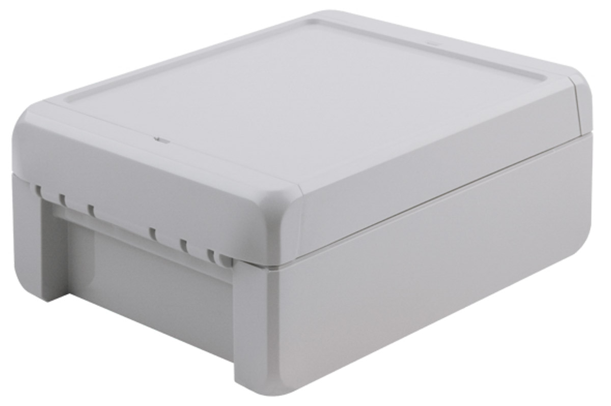Bopla Bocube Series Light Grey ABS Enclosure, IP66, IP68, Light Grey Lid, 151 x 125 x 60mm
